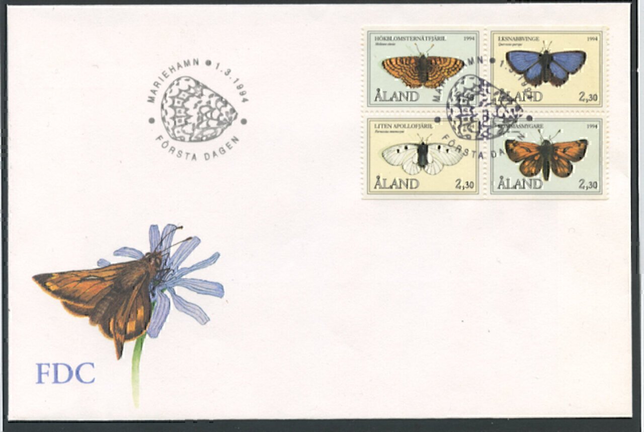 First Day Covers from Aland Islands