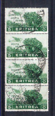 1936 - LOTTO/ERITA25US - ERITREA - 5 LIRE POSTA AEREA - USATI