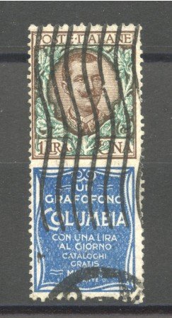1924 - REGNO - LOTTO/39864 - 1 Lira COLUMBIA - USATO