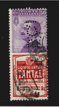 1924 - LOTTO/12992 - REGNO - 50c. TANTAL - USATO