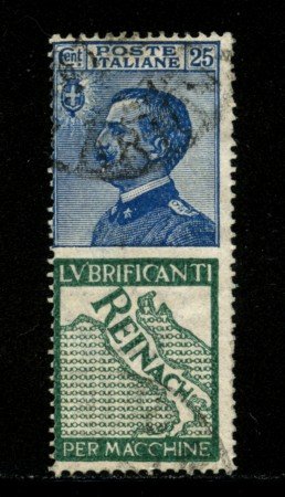 1924 - LOTTO/12990 - REGNO - 25c,  LUBRIFICANTI REINACH - USATO