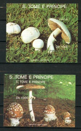 1992 - ST.TOME E PRINCIPE - LOTTO/19866 - FUNGHI 2 FOGLIETTI