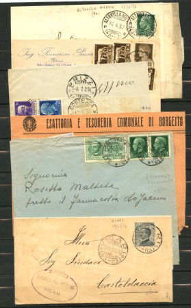 REGNO/REPUBBLICA - LOTTO/43059 - INSIEME DI OLTRE 60 BUSTE E /O CARTOLINE VIAGGIATE IN SICILIA