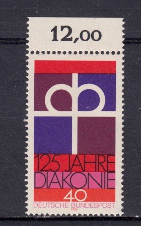1974 - GERMANIA FEDERALE - CHIESA PROTESTANTE - NUOVO - LOTTO/31507A