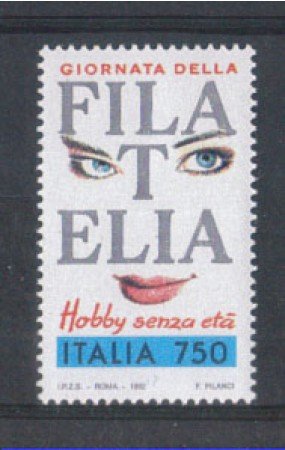 1992 - LOTTO/6998 - REPUBBLICA - GIORNATA FILATELIA