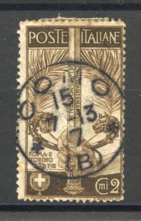 1911 - REGNO - LOTTO/39698 - 2+3 cent. UNITA' D'ITALIA - USATO