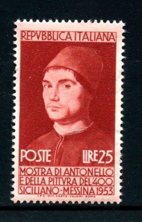 1953 - LOTTO/13261A - REPUBBLICA - ANTONELLO DA MESSINA - NUOVO