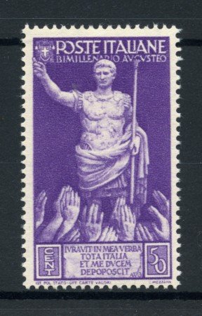 1937 - LOTTO/14384 - REGNO - 50c. BIMILLENARIO DI AUGUSTO - NUOVO
