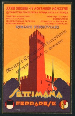 FERRARA - 1928  - LOTTO/20357GA - SETTIMANA FERRARESE - NUOVA