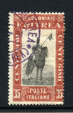 1930 - ERITREA - LOTTO/43304 - 35 Cent. SERIE PITTORICA - USATO