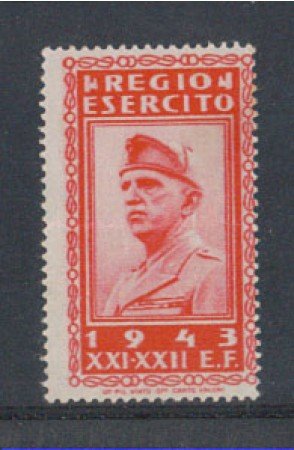 1943 - LOTTO/3991 - REGNO -  MARCA LICENZA  MILITARE