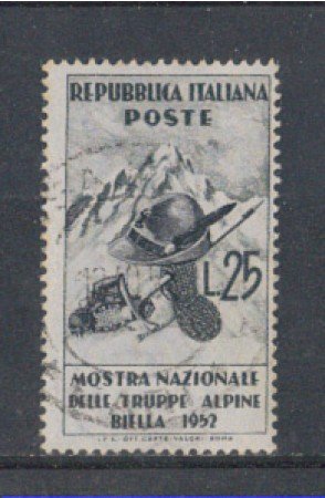 1952 - LOTTO/6188U - REPUBBLICA - TRUPPE ALPINE USATO