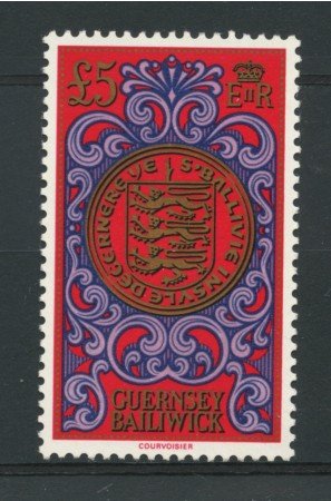 1981 - LOTTO/13426 - GUERNSEY - 5 £. STEMMA DI GUERNSEY
