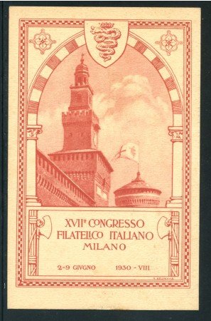 1930 - LOTTO/20785GA - BELTRAME  MILANO XVII° CONGRESSO FILATELICO  - NUOVA