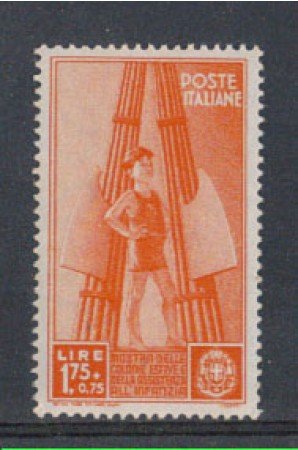 1937 - LOTTO/REG413N - REGNO - 1,75 +75  COLONIE ESTIVE - NUOVO