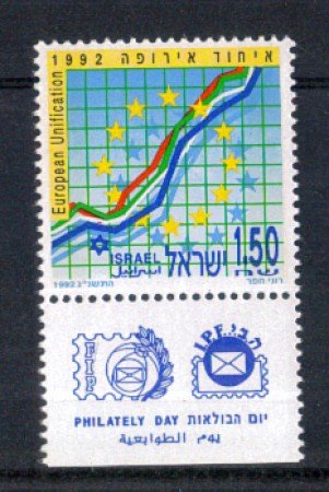1992 - LOTTO/ISR1190BN - ISRAELE - UNIFICAZIONE EUROPEA - NUOVO