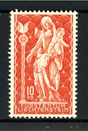 1965 - LIECHTENSTEIN - 10 Fr.  MADONNA IN LEGNO -NUOVO - LOTTO/32774
