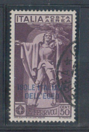 EGEO - 1930 - LOTTO/5382A- 50c. FERRUCCI POSTA AEREA - USATO