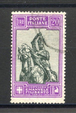 1928 - REGNO - LOTTO/41575  20 LIRE  EMANUELE FILIBERTO - USATO
