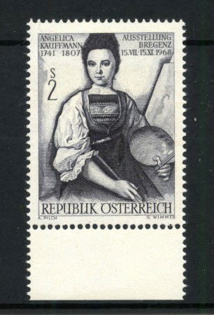 1968 - AUSTRIA - LOTTO/42572 - ANGELICA KAUFFMANN - NUOVO