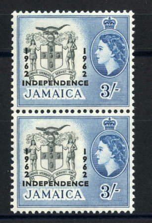 1964 - JAMAICA - LOTTO/38751 -  3 S. INDIPENDENZA II° COPPIA - NUOVI
