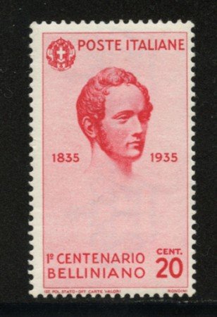 1935 - LOTTO/11728A - REGNO - 20c. VINCENZO BELLINI - NUOVO
