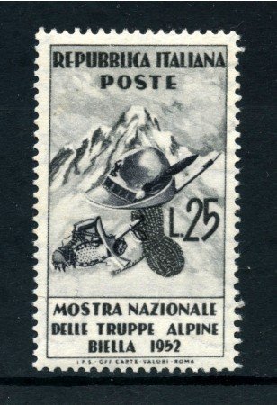 1952 - REPUBBLICA - TRUPPE ALPINE - NUOVO - LOTTO/30419
