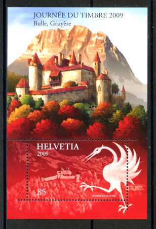 2009 - SVIZZERA - LOTTO/37727 - GIORNATA FRANCOBOLLO - FOGLIETTO NUOVO