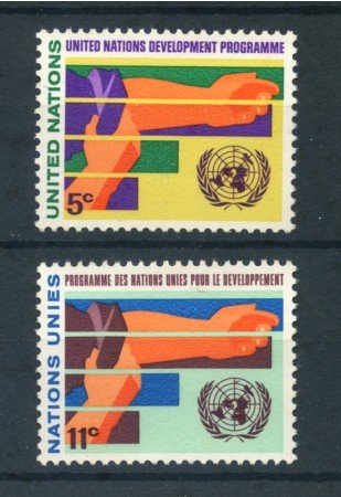1967 - LOTTO/21376 - ONU U.S.A - PROGRAMMA DI SVILUPPO 2v. - NUOVI