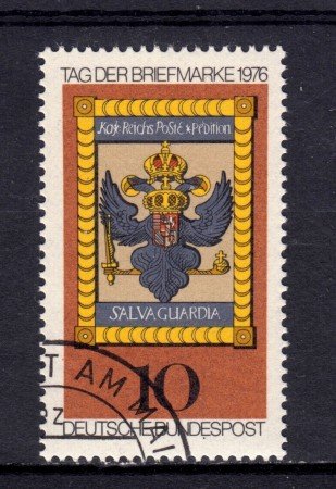 1976 - GERMANIA FEDERALE - GIORNATA DEL FRANCOBOLLO - USATO - LOTTO/31461U
