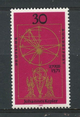1971 - GERMANIA - GIOVANNI KEPLERO  - NUOVO - LOTTO/31049