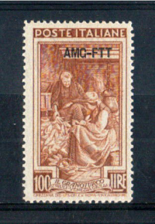 1950 - LOTTO/10284N - TRIESTE A - 100 LIRE ITALIA AL LAVORO NUOVO
