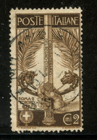 1911 - REGNO - 2+3 cent. UNITA' D'ITALIA - USATO - LOTTO/29866