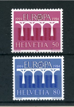 1984 - LOTTO/23585 - SVIZZERA - EUROPA 2v. - NUOVI