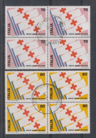 1980 - LOTTO/6719UQ - REPUBBLICA - CROCE ROSSA - QUART/USATE
