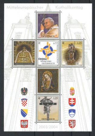 2004 - AUSTRIA - LOTTO/41984 - GIORNATA CATTOLICA -  FOGLIETTO NUOVO