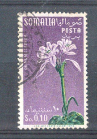 1959 - LOTTO/9868U - SOMALIA AFIS - 10c. FIORI USATO