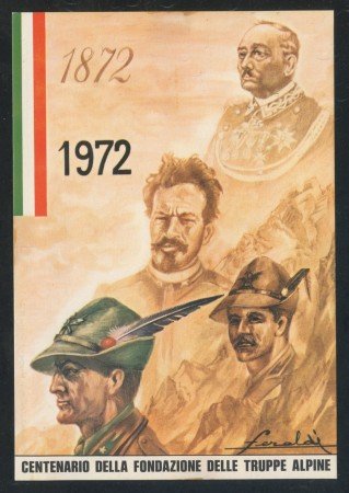 1972 - ITALIA - CASSANO D'ADDA (MI) - CENTENARIO TRUPPE ALPINE - CARTOLINA - LOTTO/31215