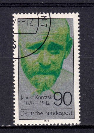 1978 - GERMANIA FEDERALE - JANUSZ KORCZAK - USATO - LOTTO/31438U
