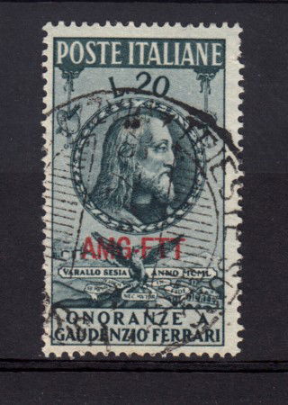 1950 - LOTTO/14685 - TRIESTE A - 20 LIRE GAUDENZIO FERRARI - USATO