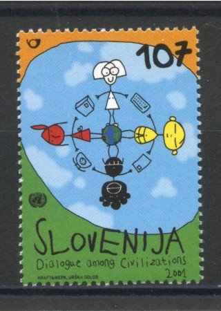 2001 - SLOVENIA - DIALOGO TRA CIVILTA - NUOVO - LOTTO/34156