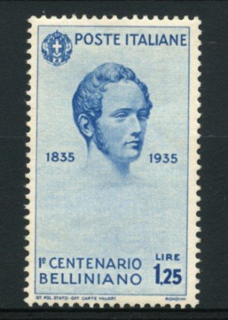 1935 - LOTTO/11731 - REGNO - 1,25 LIRE VINCENZO BELLINI - LING.
