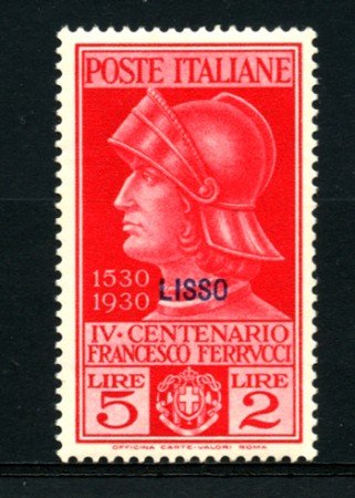 EGEO/LIPSO - 1930 - LOTTO/12515 -  5+2 LIRE  FRANCESCO FERRUCCI - LING.