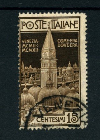 1912 - LOTTO/11486 - REGNO - 15c. CAMPANILE DI VENEZIA - USATO