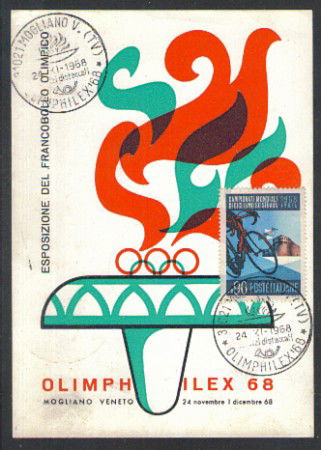 1968 - LBF/3693A - ITALIA - OLIMPHILEX 68