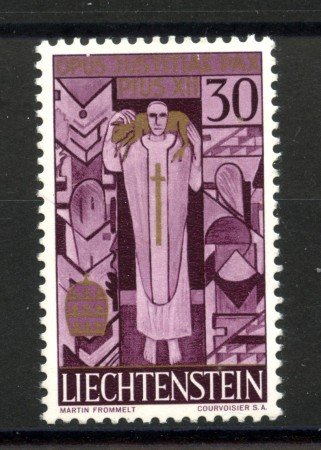 1959 - LIECHTENSTEIN - LOTTO/40946 - IN MEMORIA DI PIO XII° - NUOVO