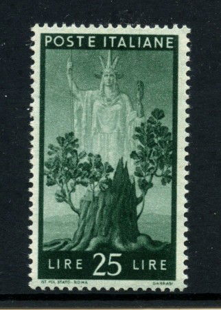 1945 - REPUBBLICA - LOTTO/43034 - 25 LIRE DEMOCRATICA - NUOVO