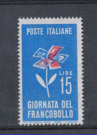 1963 - LOTTO/6422 - REPUBBLICA - GIORNATA FRANCOBOLLO