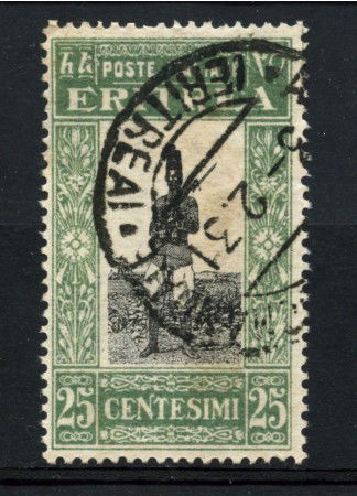 1930 - LOTTO/17729A - ERITREA - 25 cent. SOGGETTI AFRICANI - USATO