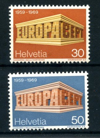 1969 - LOTTO/22851 - SVIZZERA - EUROPA 2v. - NUOVI